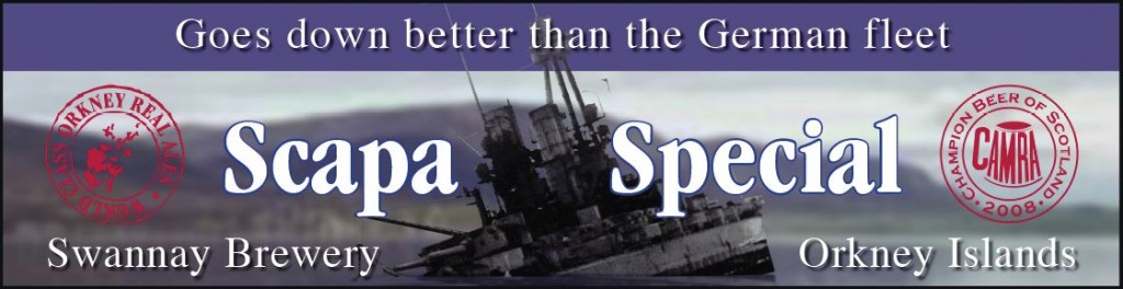 Goes down better than the German Fleet.